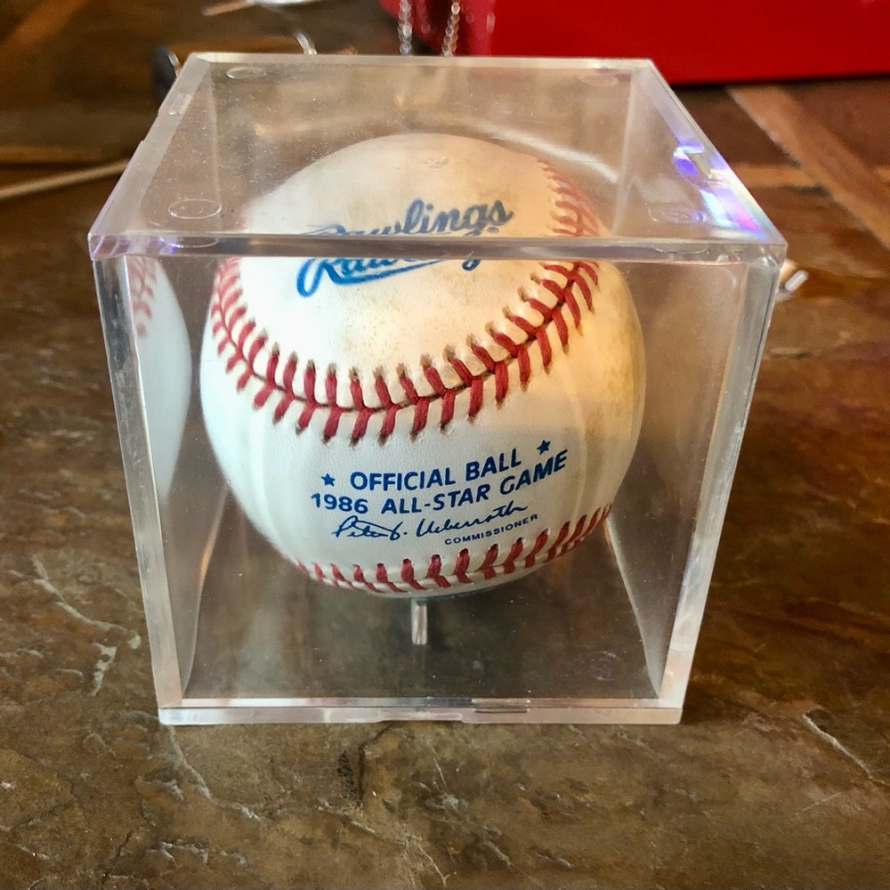 Rawlings 1986 All-Star Game Official Baseball - White with Red Stitching